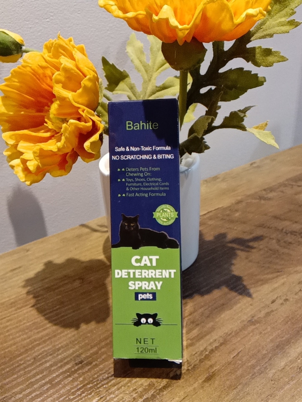 Bahite Cat 😺 Deterrent Spray No Scratching & Biting